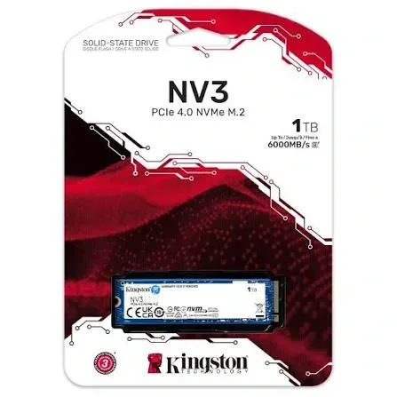 SSD M2 NVME 2280 KINGSTON 1TB NV3 GEN4 - 6000MBS