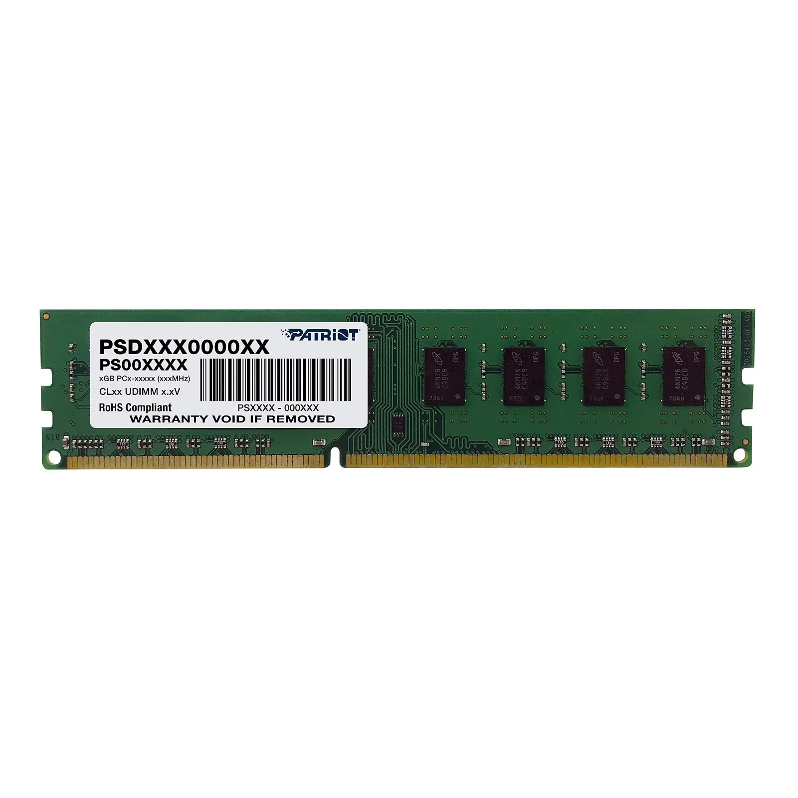 MEMORIA DDR3 8GB 12800MHZ PATRIOT PC 3.5"