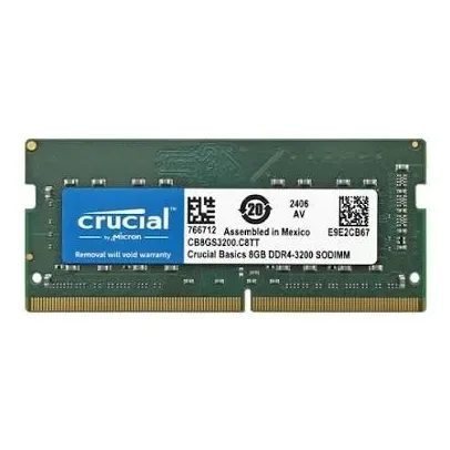 MEMORIA DDR4 8GB 3200MHZ CRUCIAL PORTATIL 2.5"