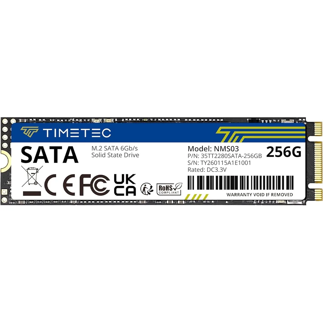 SSD M2 SATA III 2280 TIMETEC 256GB OEM - BULK PACKAGE