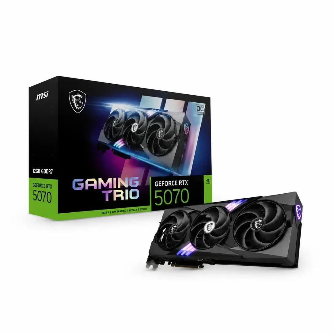TARJETA DE VIDEO MSI RTX 5070 GAMING TRIO 12GB DDR7