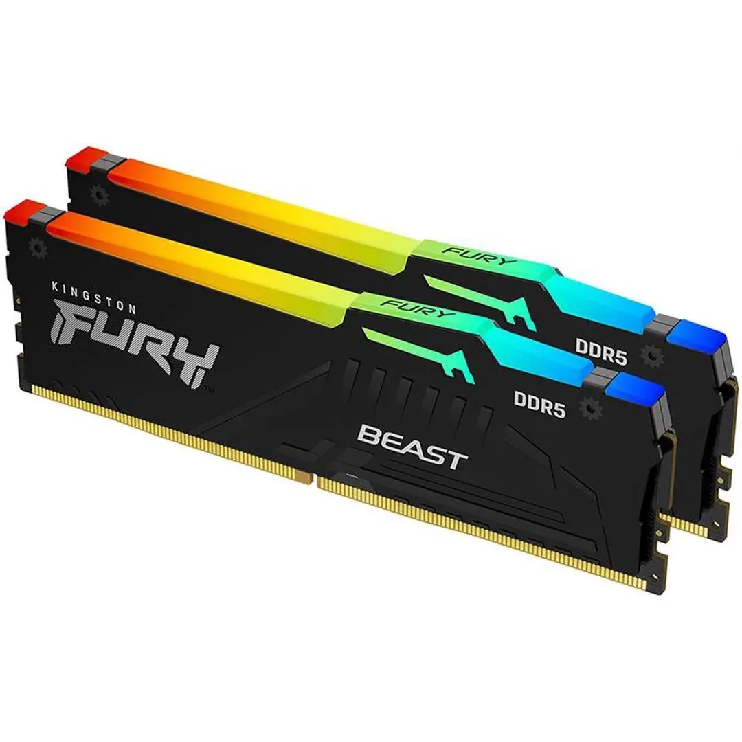 MEMORIA PC DDR5 32GB 5600MHZ KINGSTON FURY BEAST NEGRA