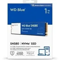 SSD M2 NVME 2280 1TB WD BLUE SN580 4150MBS