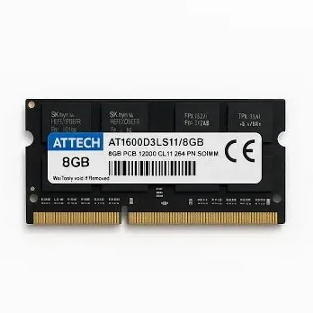 MEMORIA DDR3L 8GB 1600MHZ ATTECH PORTATIL 2.5"