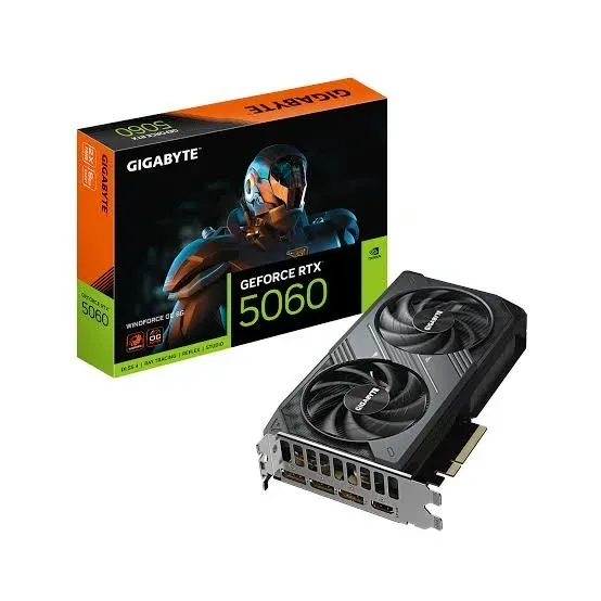 TARJETA DE VIDEO GIGABYTE RTX 5060  WINDFORCE OC 8GB DDR7