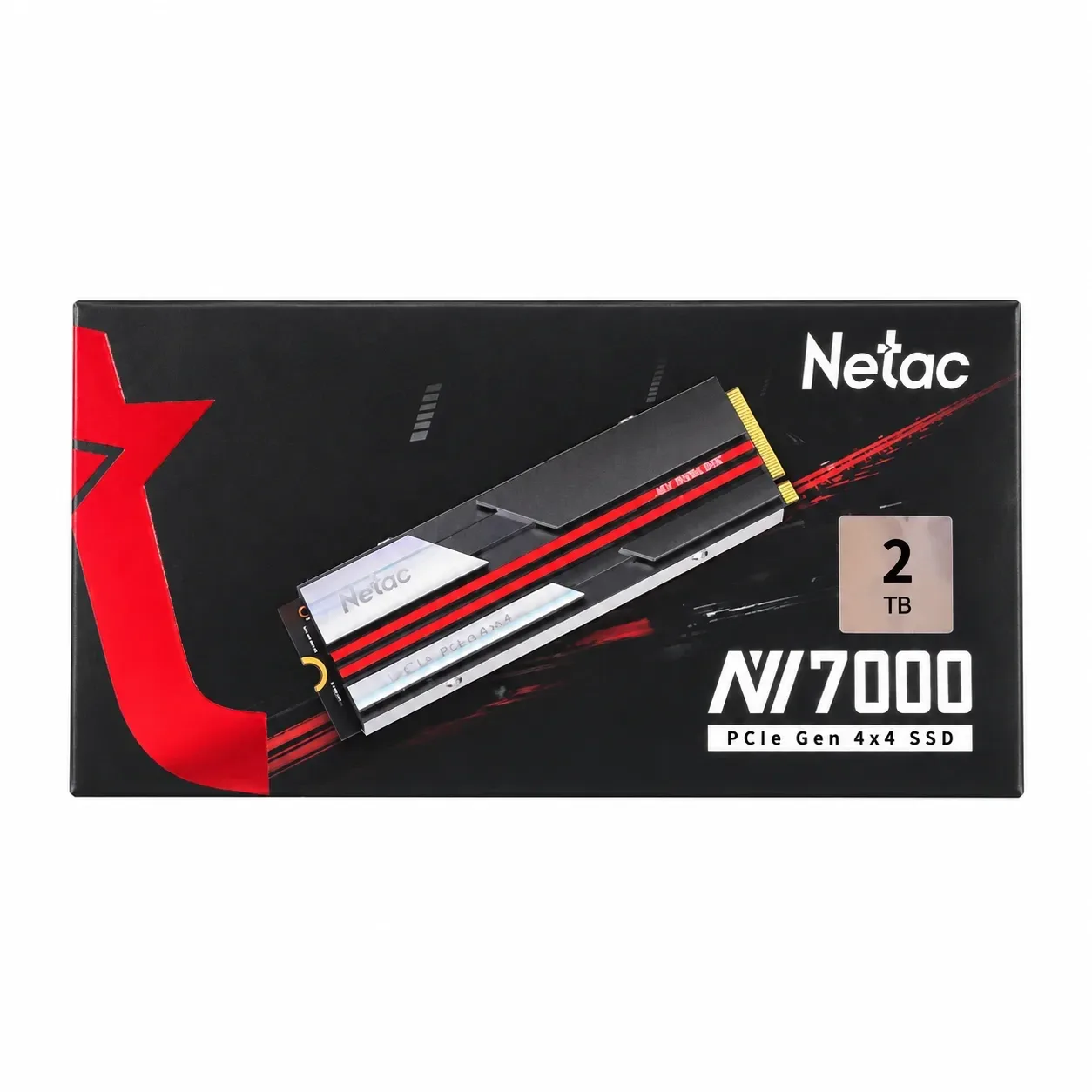 SSD M2 NVME 2280 2TB NETAC NV7000 CON DISIPADOR GEN4