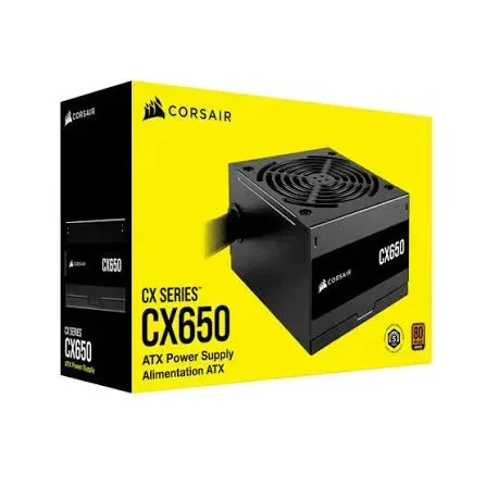 FUENTE DE PODER CORSAIR 650W 80PLUS BRONZE CX650