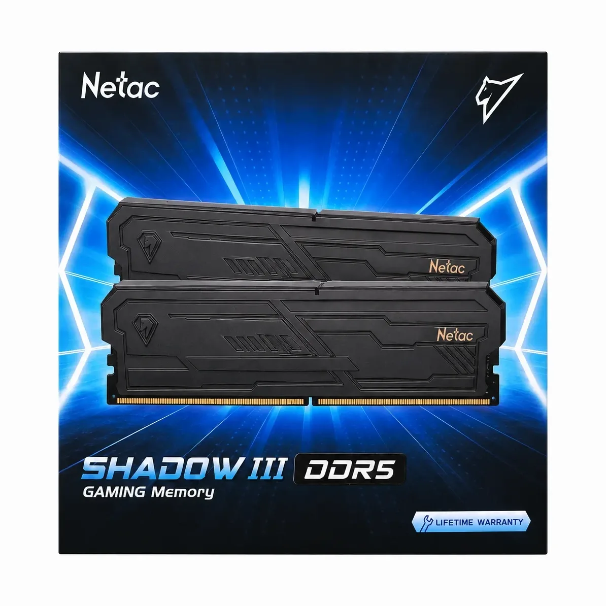 Memoria PC DDR5 32GB (2x16gb) 4800MHZ Netac Shadow Iii