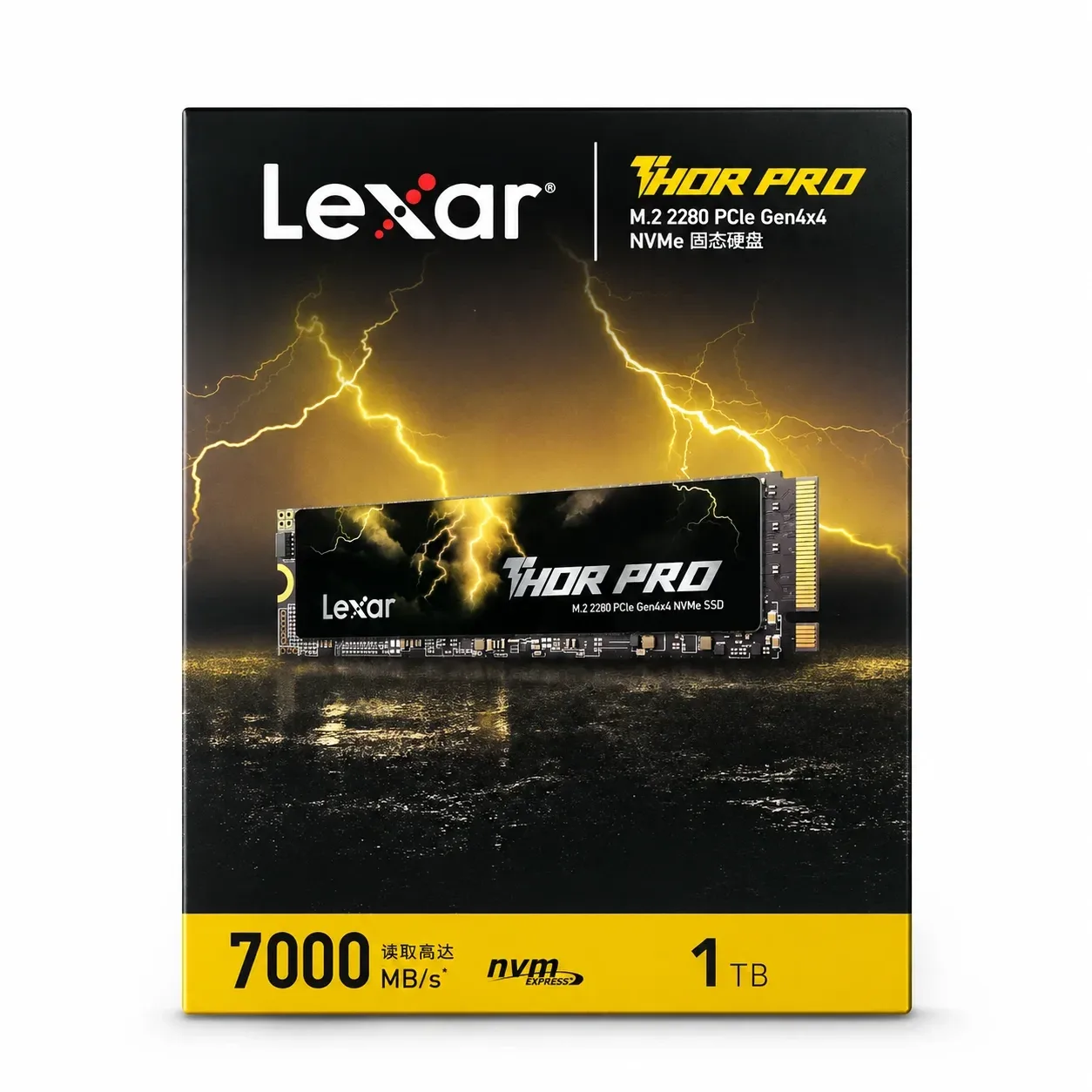 SSD M.2 NVMe 2280 1TB Lexar Thor Pro 7000MBS