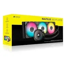 REFRIGERACION LIQUIDA CORSAIR 360MM NAUTILUS 360 RS BLACK RGB