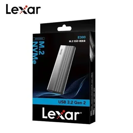 CAJA LEXAR E300 COMPATIBLE  M.2 NVME