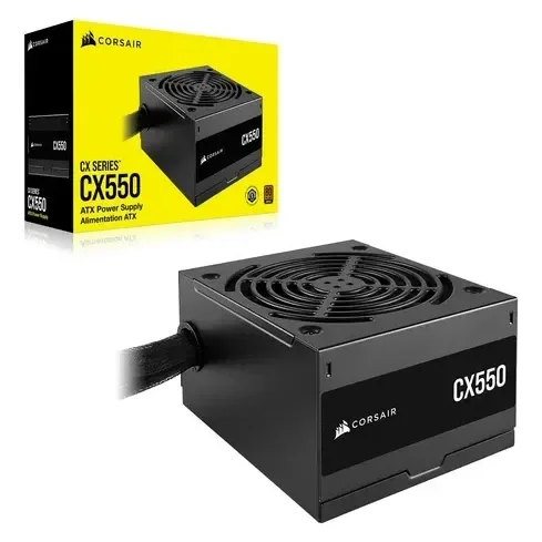 FUENTE DE PODER CORSAIR CX550 550W 80PLUS BRONZE