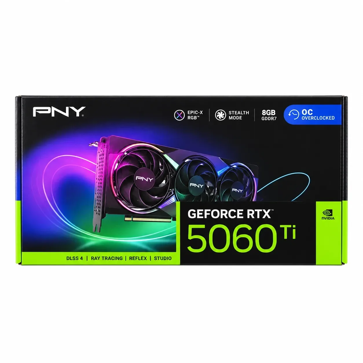 Tarjeta De Video Pny RTX 5060 Ti Epic - X RGB 8GB DDR7 Trifan
