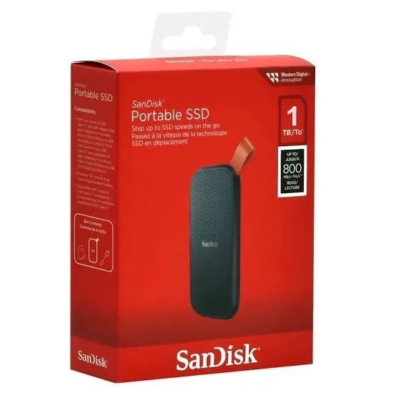 SSD EXTERNO 1TB SANDISK  PORTABLE