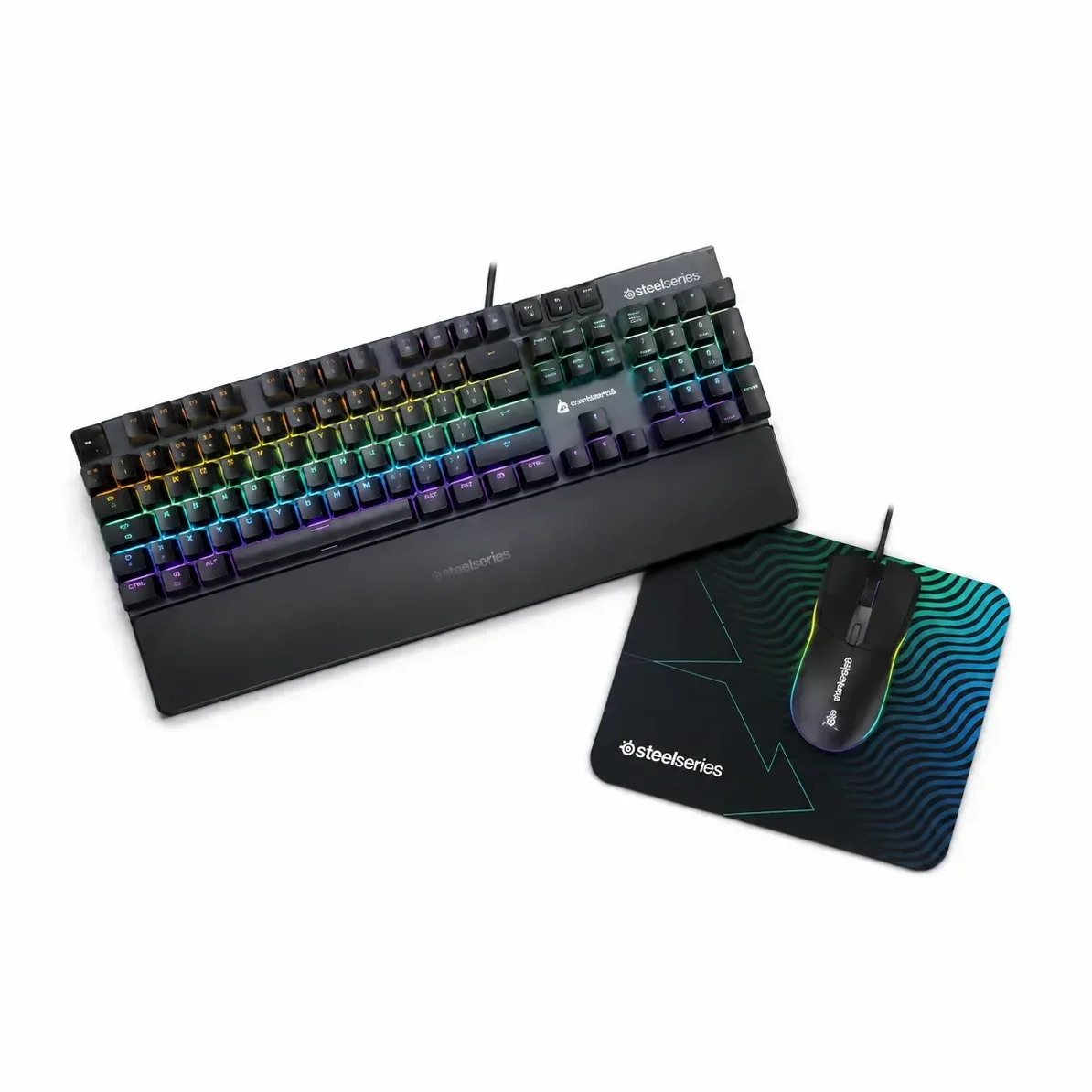 COMBO TECLADO, MOUSE Y PADMOUSE ICEBERG OPTIMUS MK12