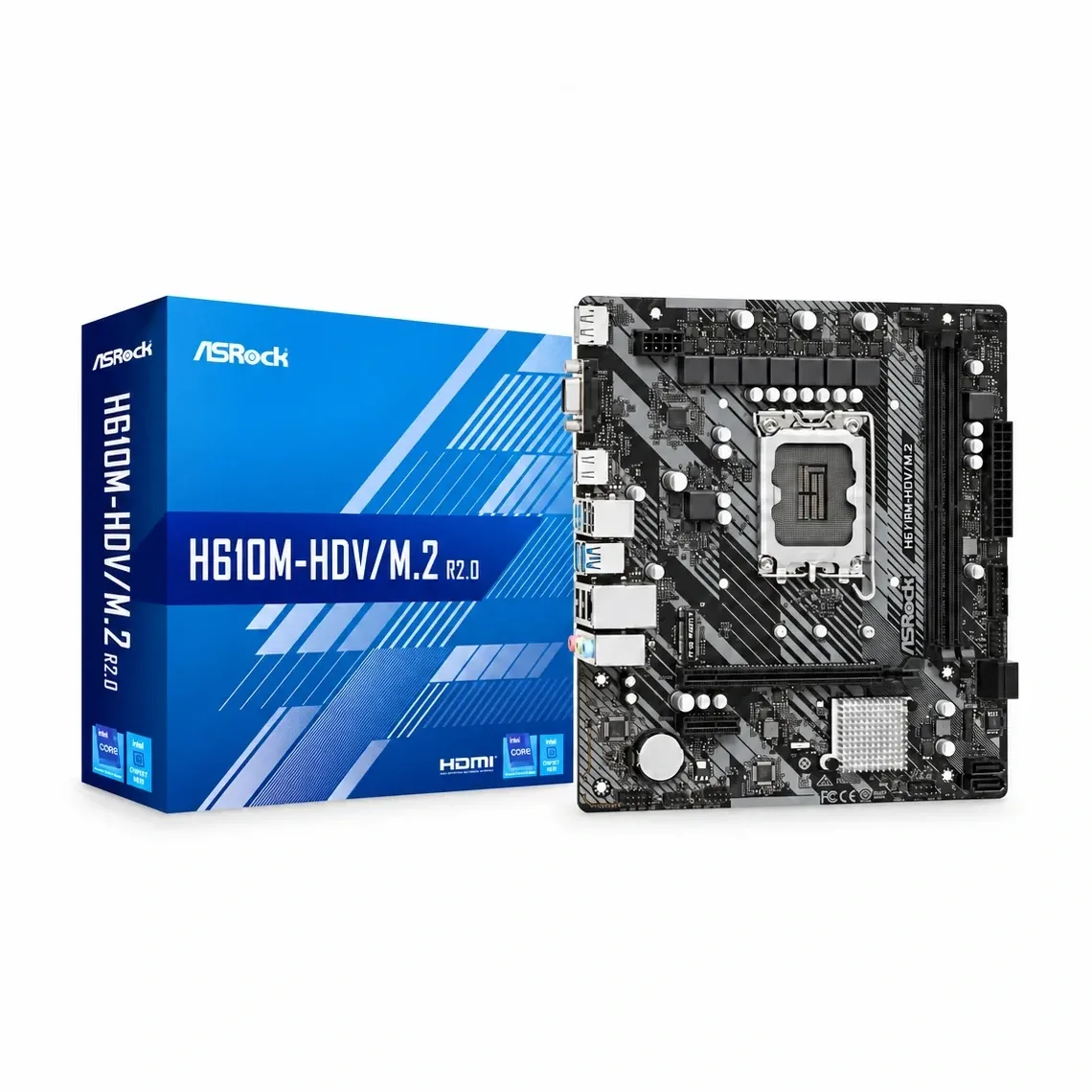 BOARD ASROCK H610M - HDV/M.2 R2.0