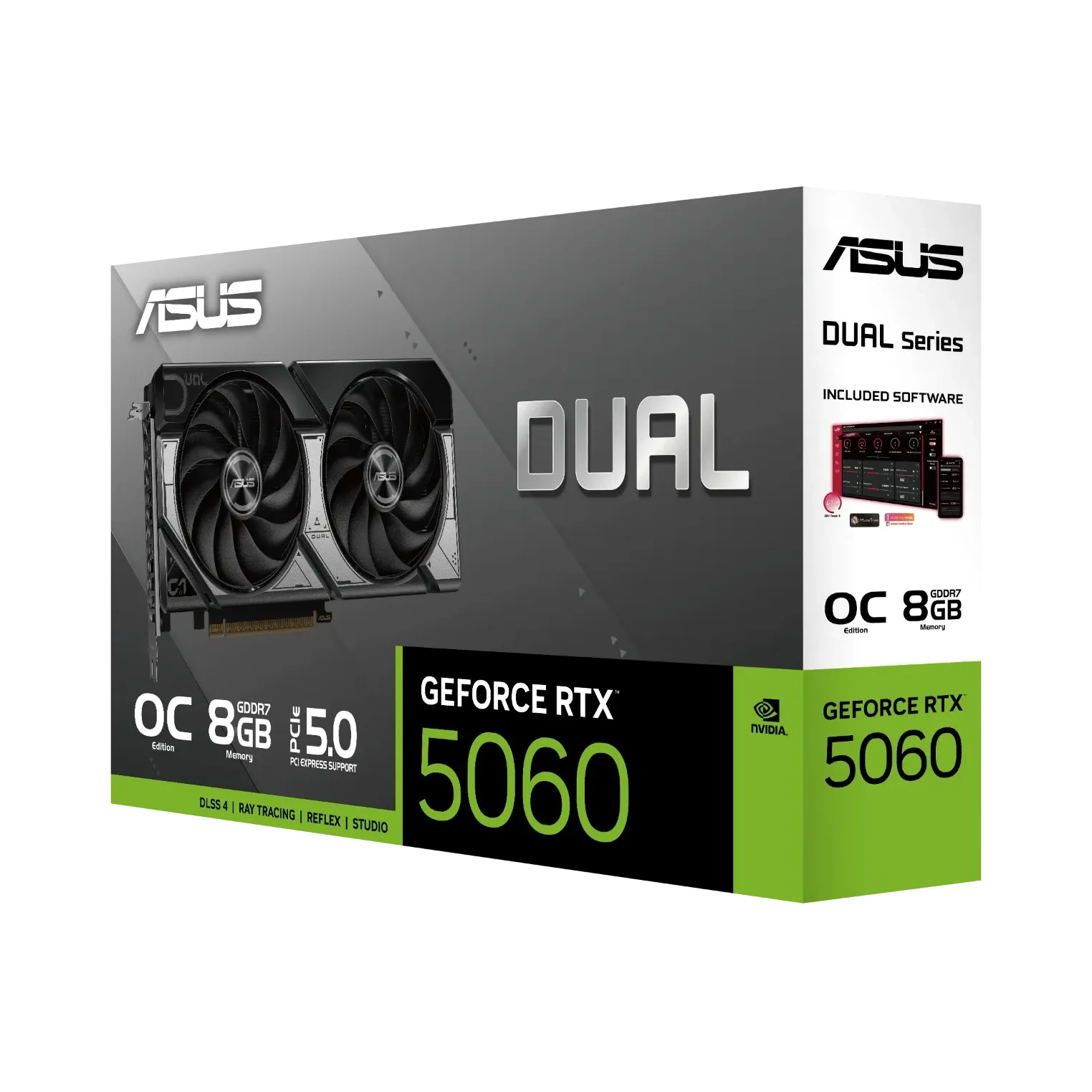 TARJETA DE VIDEO ASUS RTX 5060 DUAL OC 8GB DDR7