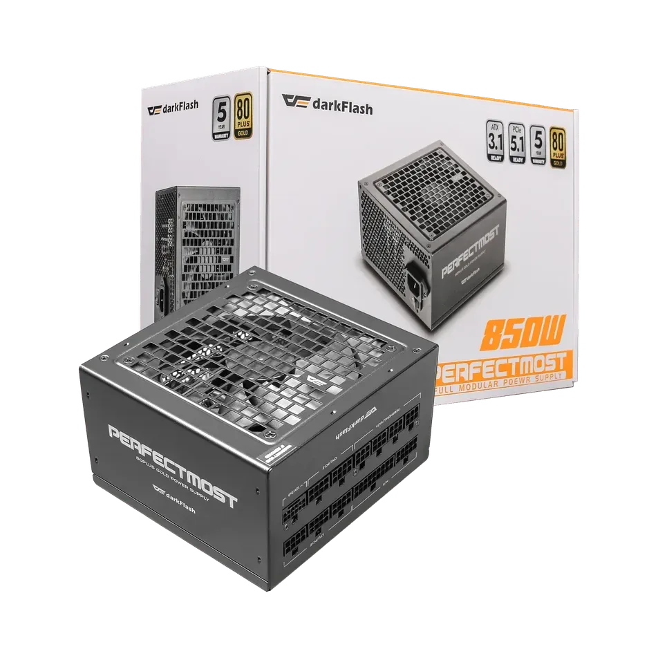 FUENTE DE PODER DARKFLASH 850W 80PLUS GOLD FULL MODULAR