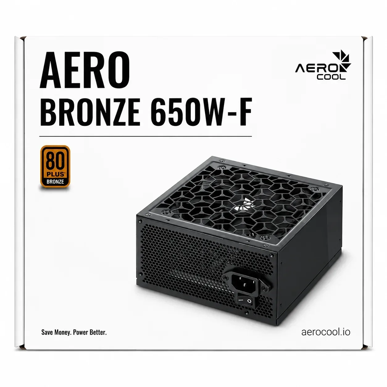 FUENTE DE PODER AEROCOOL 650W 80PLUS BRONCE AERO