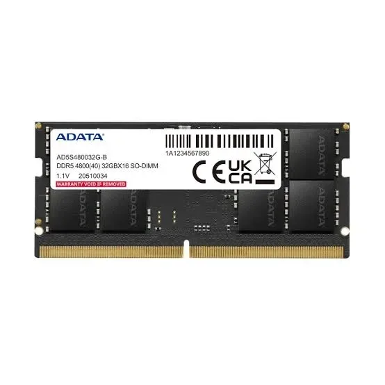 MEMORIA DDR5 8GB 4800MHZ GENERICA PORTATIL 2.5"
