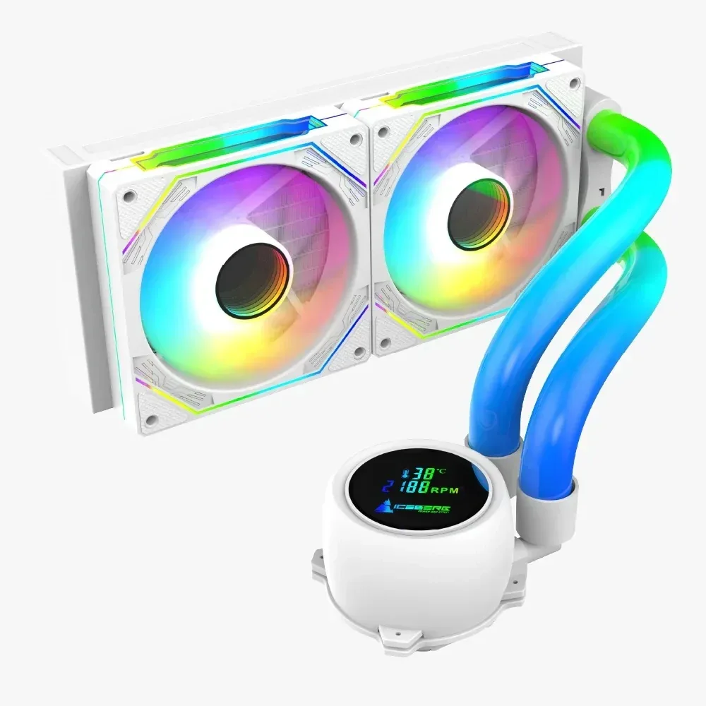 REFRIGERACION LIQUIDA ICEBERG MAXIMUS 240MM BLANCA RGB