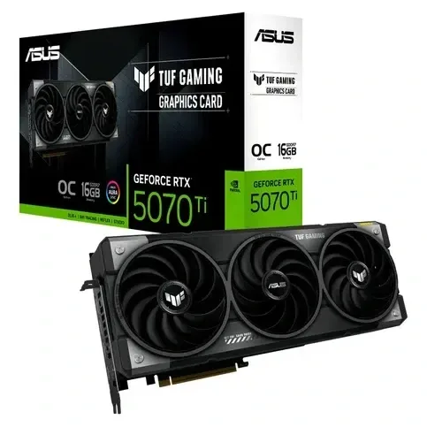 TARJETA DE VIDEO ASUS RTX 5070 TI TUF GAMING 16GB DDR7