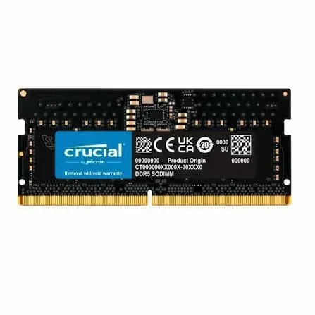 MEMORIA DDR5 16GB 4800MHZ CRUCIAL PORTATIL 2.5"