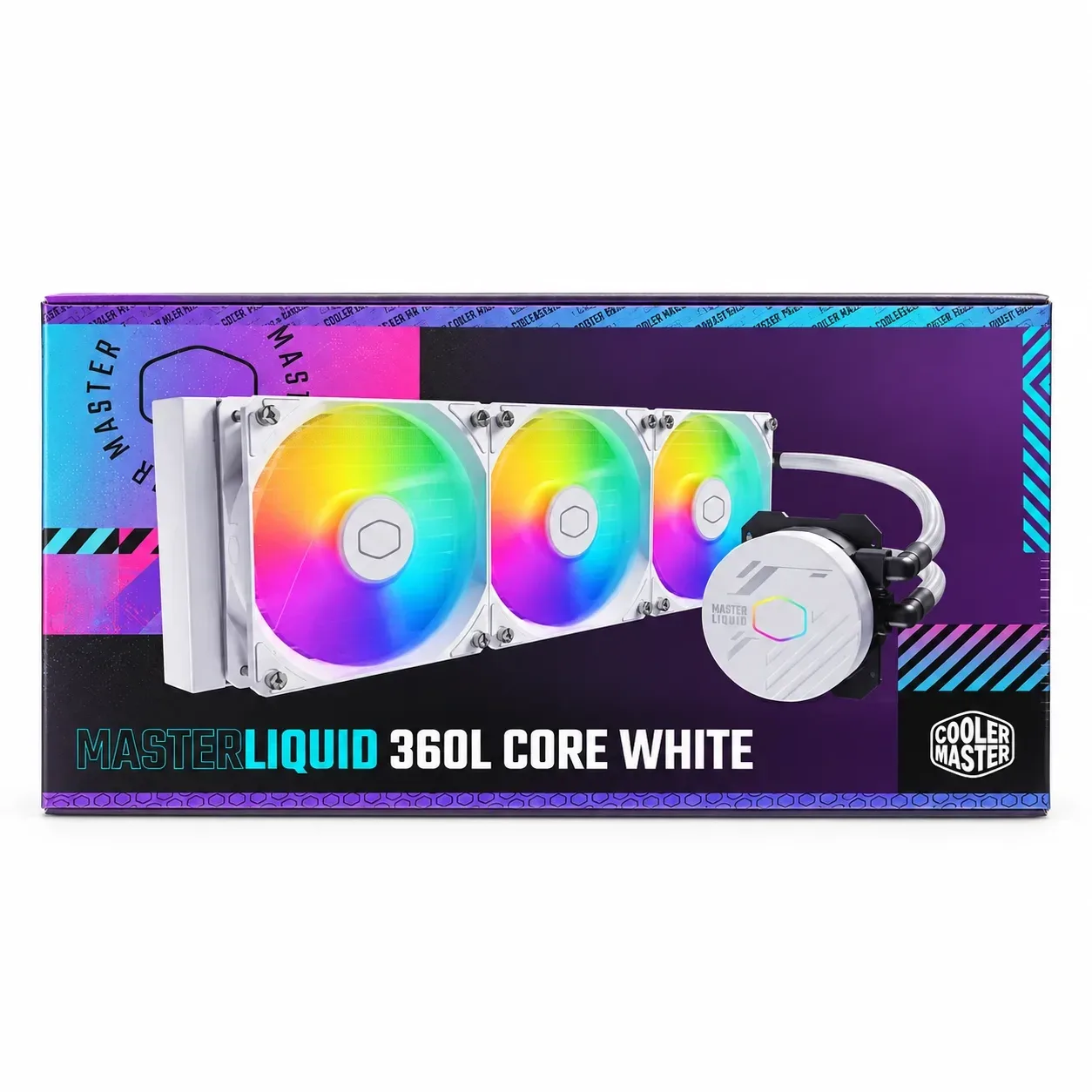 Refrigeracion Liquida Cooler Master 360MM Core Liquid RGB Blanca