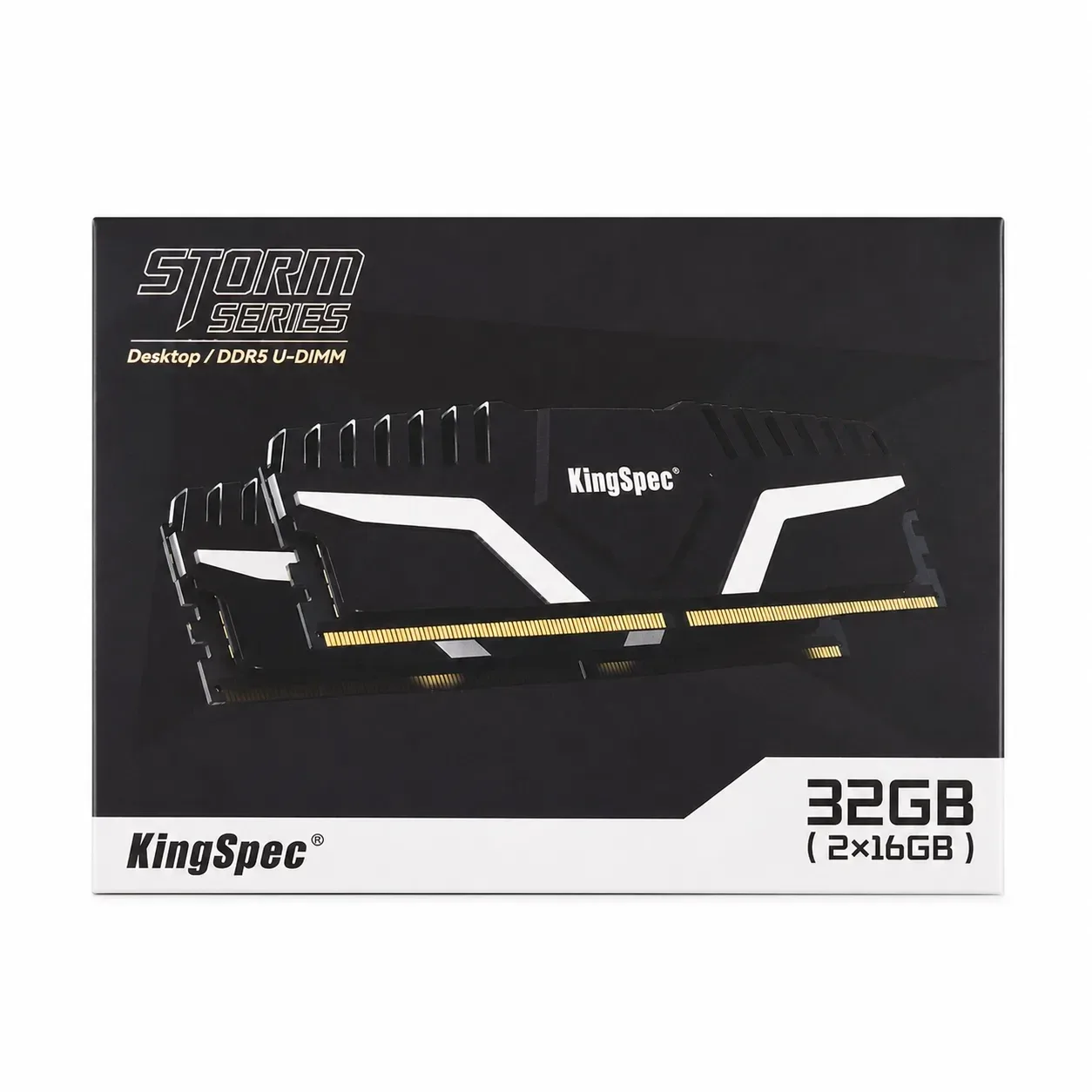 MEMORIA PC DDR5 32GB (2X16GB) 6000MHZ KINGSPEC STORM SERIES