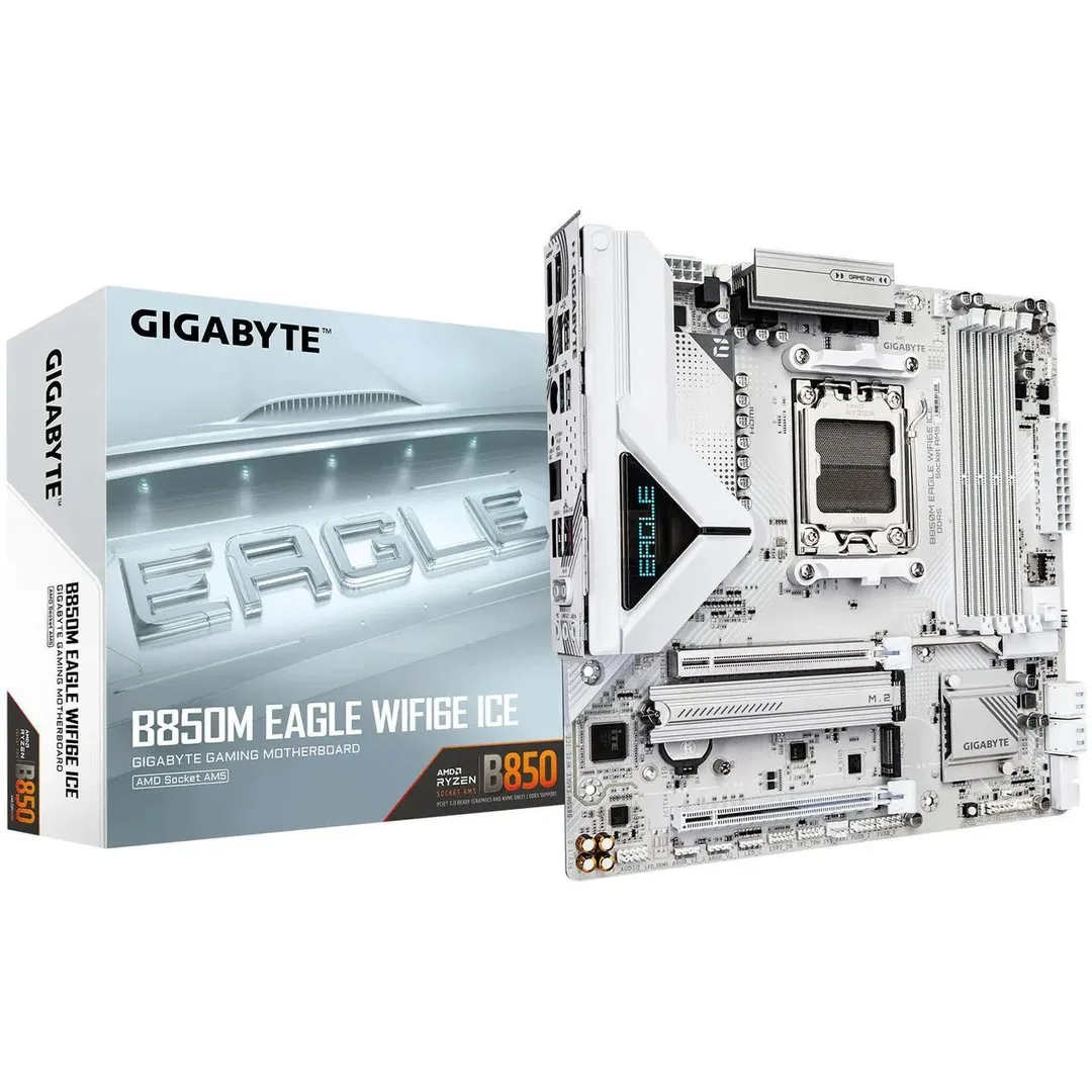 BOARD GIGABYTE B850M - EAGLE WIFI6E ICE BLANCA AM5