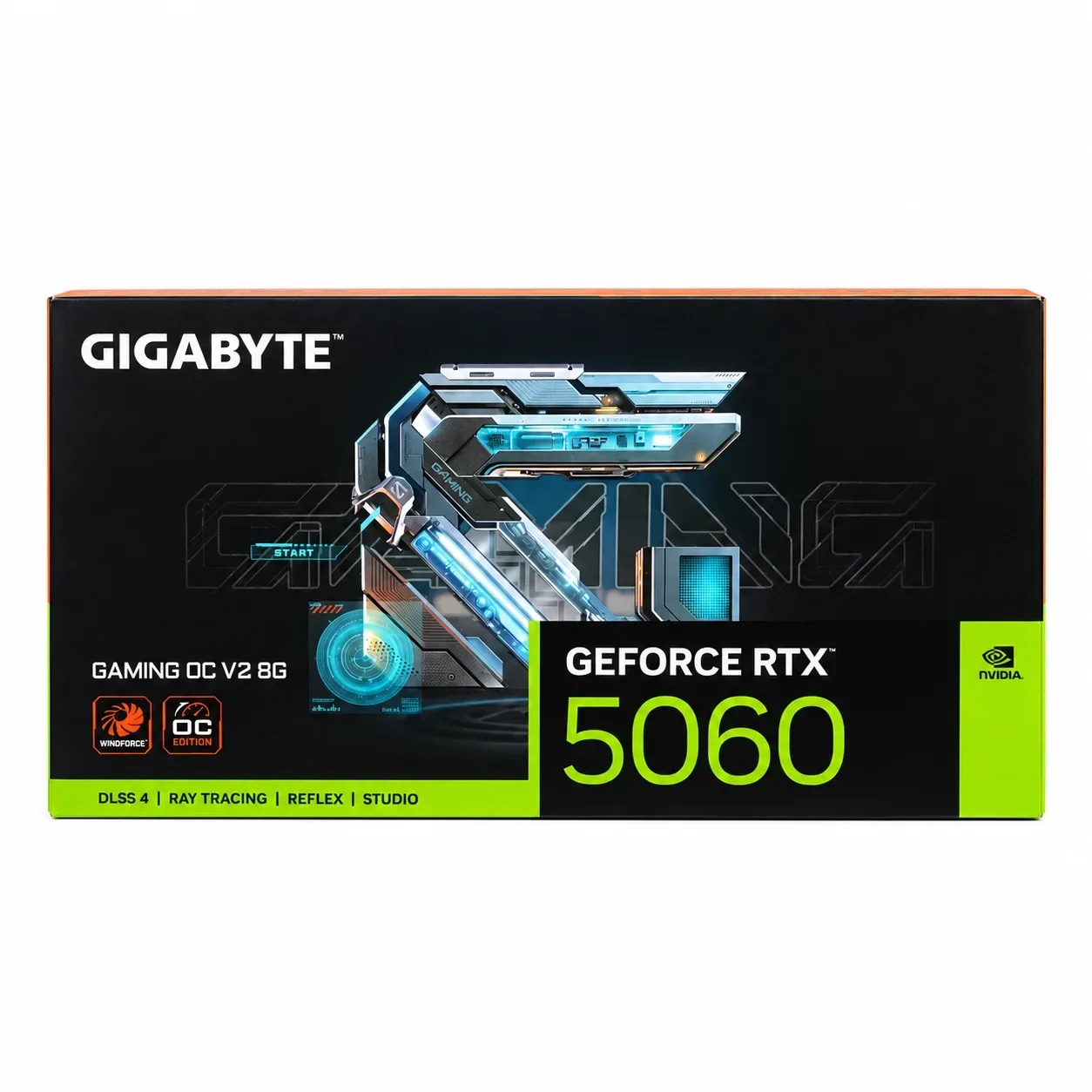 Tarjeta De Video Gigabyte RTX 5060 Gaming Oc V2 8GB DDR7 Trifan