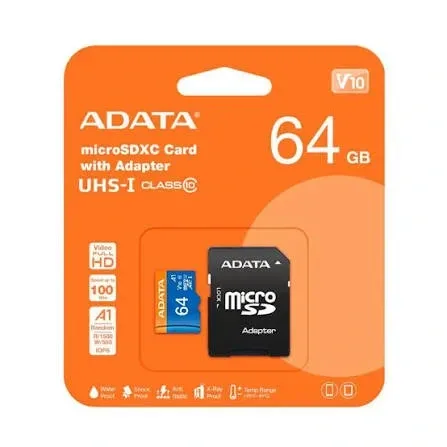 MEMORIA MICRO SD 64GB ADATA