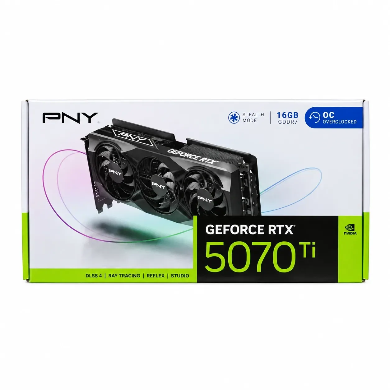 Tarjeta De Video Pny RTX 5070 Ti Trifan Oc 16GB DDR7
