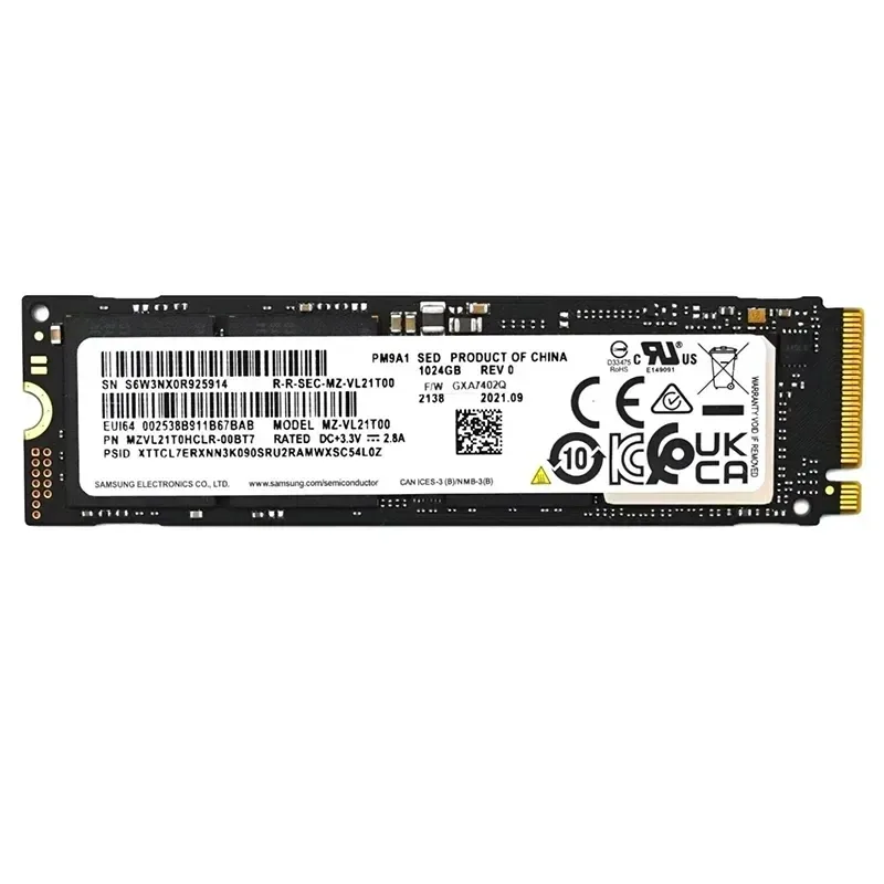 SSD M2 NVME 2280 256GB  GENERICO USADO