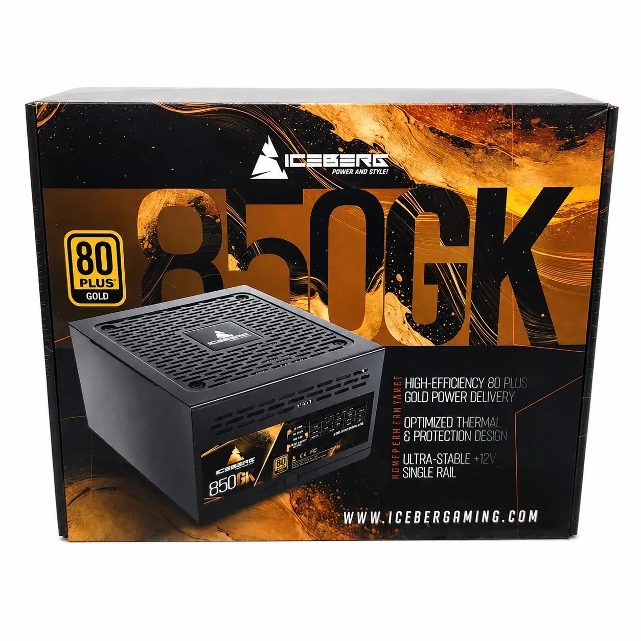 FUENTE DE PODER ICEBERG 850W 80PLUS 850GKBK