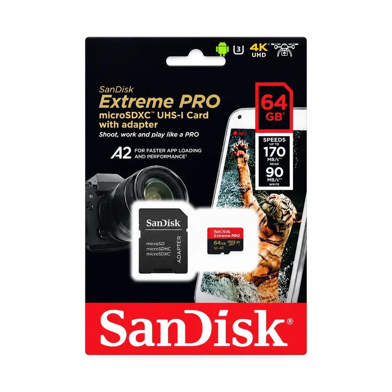 MEMORIA MICRO SD 64GB SANDISK EXTREME PRO
