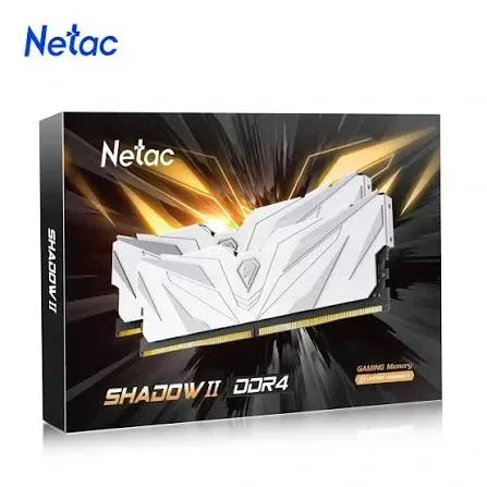 MEMORIA DDR4 32GB (2X16GB) 3200MHZ NETAC SHADOW II BLANCA