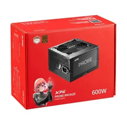 FUENTE DE PODER XPG 600W REALES PROBE 80PLUS BRONCE